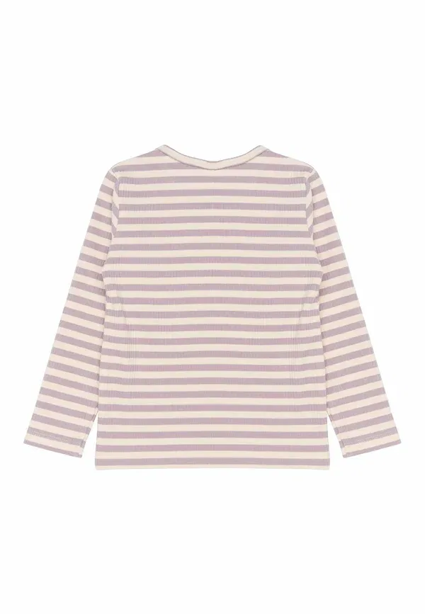 Футболка Tnstfro l_s tee long sleeved top The New Siblings, в полоску цвета морского тумана — фото 2