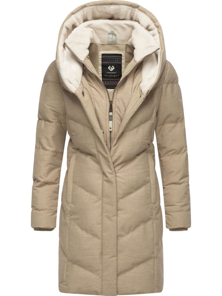 

Пуховик ragwear Natalka Cosy, серо-коричневый