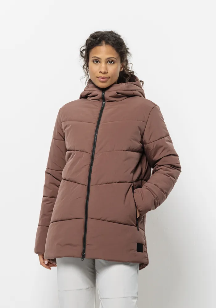 

Функциональная куртка Jack Wolfskin "KAROLINGER LONG JKT W", с капюшоном, цвет Wild-Ginger