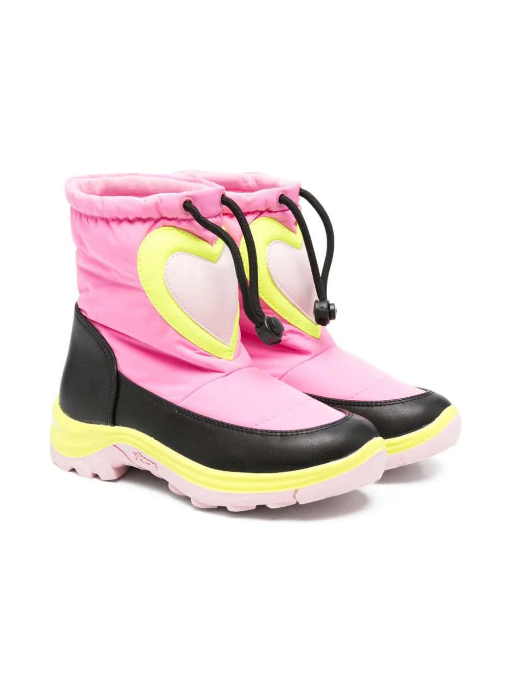 

Зимние сапоги с декором в виде сердца Stella Mccartney Kids, розовый
