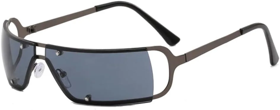 

Женские солнцезащитные очки в винтажном стиле с прямоугольными линзами, женские солнцезащитные очки, мужские солнцезащитные очки в стиле ретро VFDHN, Black