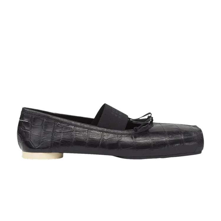 Кроссовки MM6 Maison Margiela Wmns Anatomic Ballerinas, Black Croc