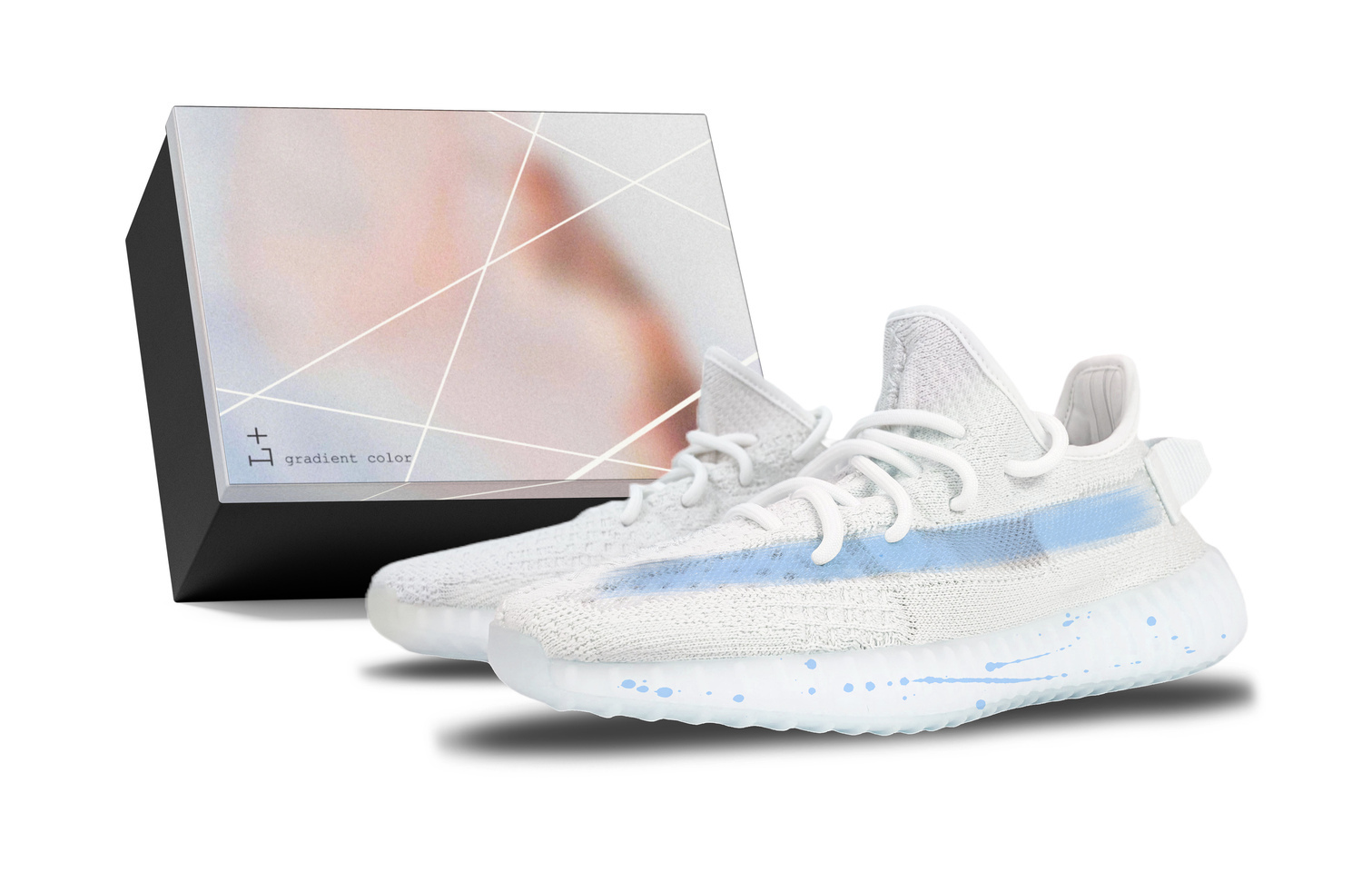 

Adidas Originals Yeezy Boost 350 V2 Low Top повседневные кроссовки унисекс белый - белый (с коробкой), цвет White (Box)