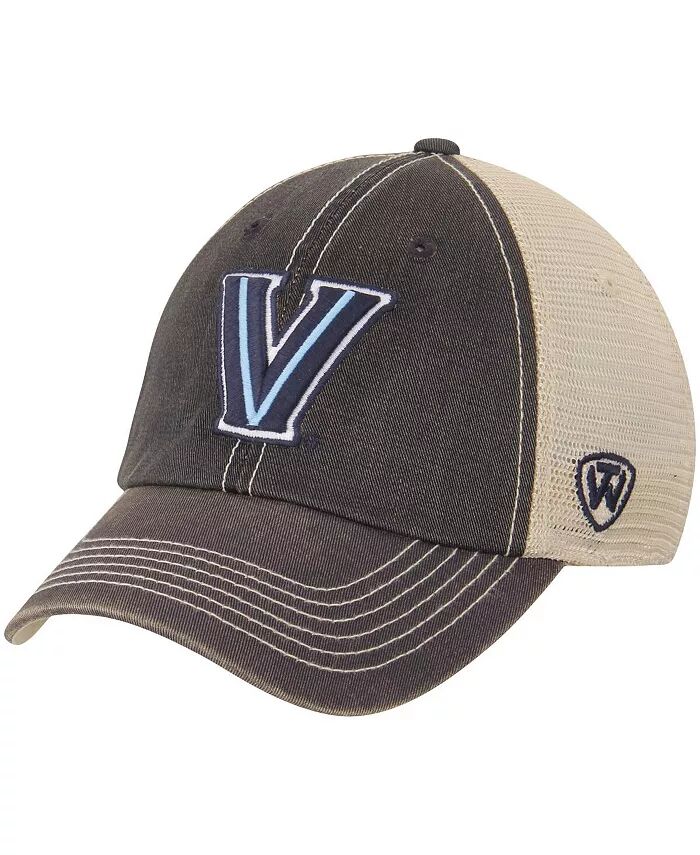 

Мужская черная, кремовая кепка Villanova Wildcats Offroad Trucker Top Of The World, синий