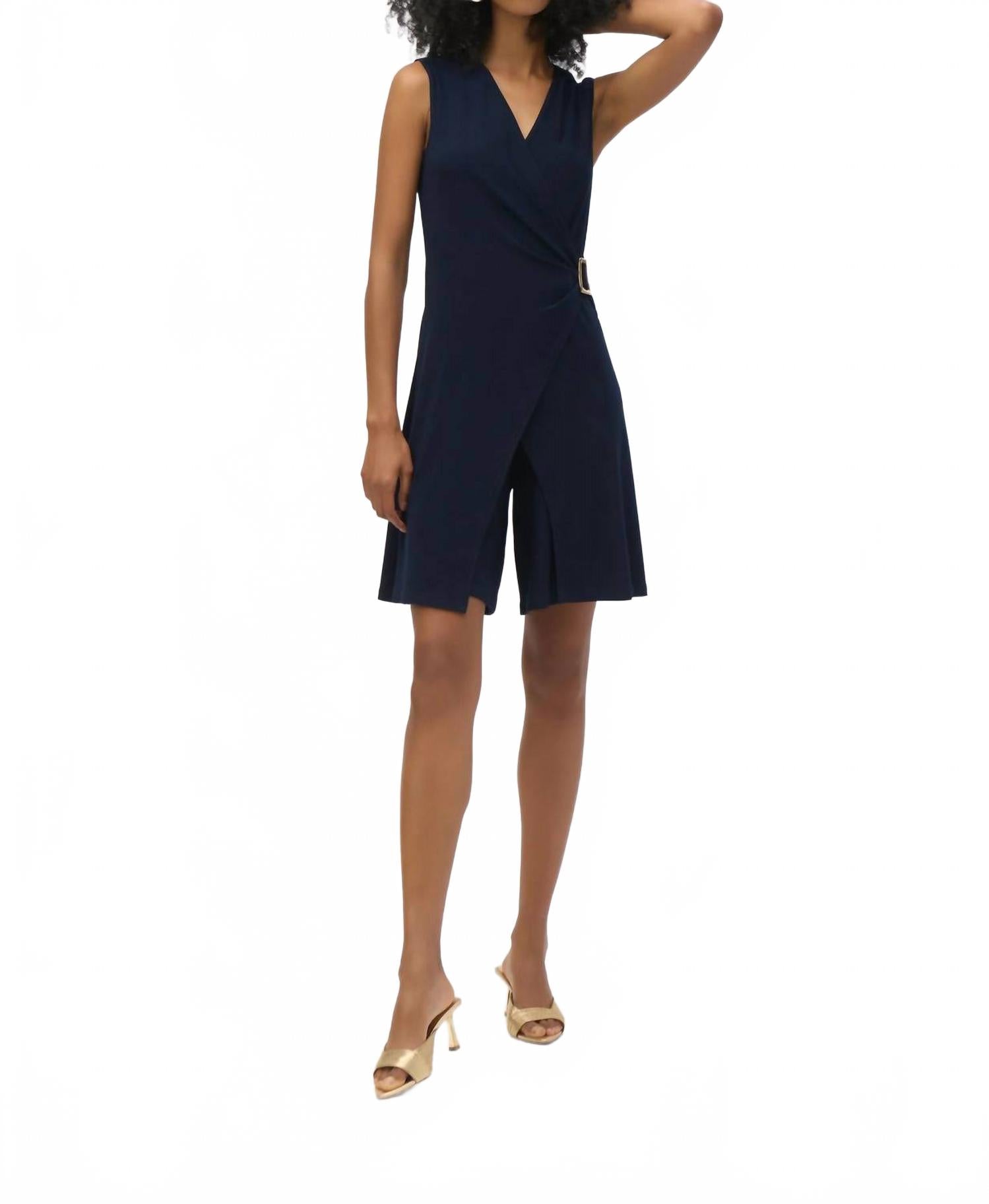 

Комбинезон без рукавов Wrap в цвете Midnight Blue Joseph Ribkoff