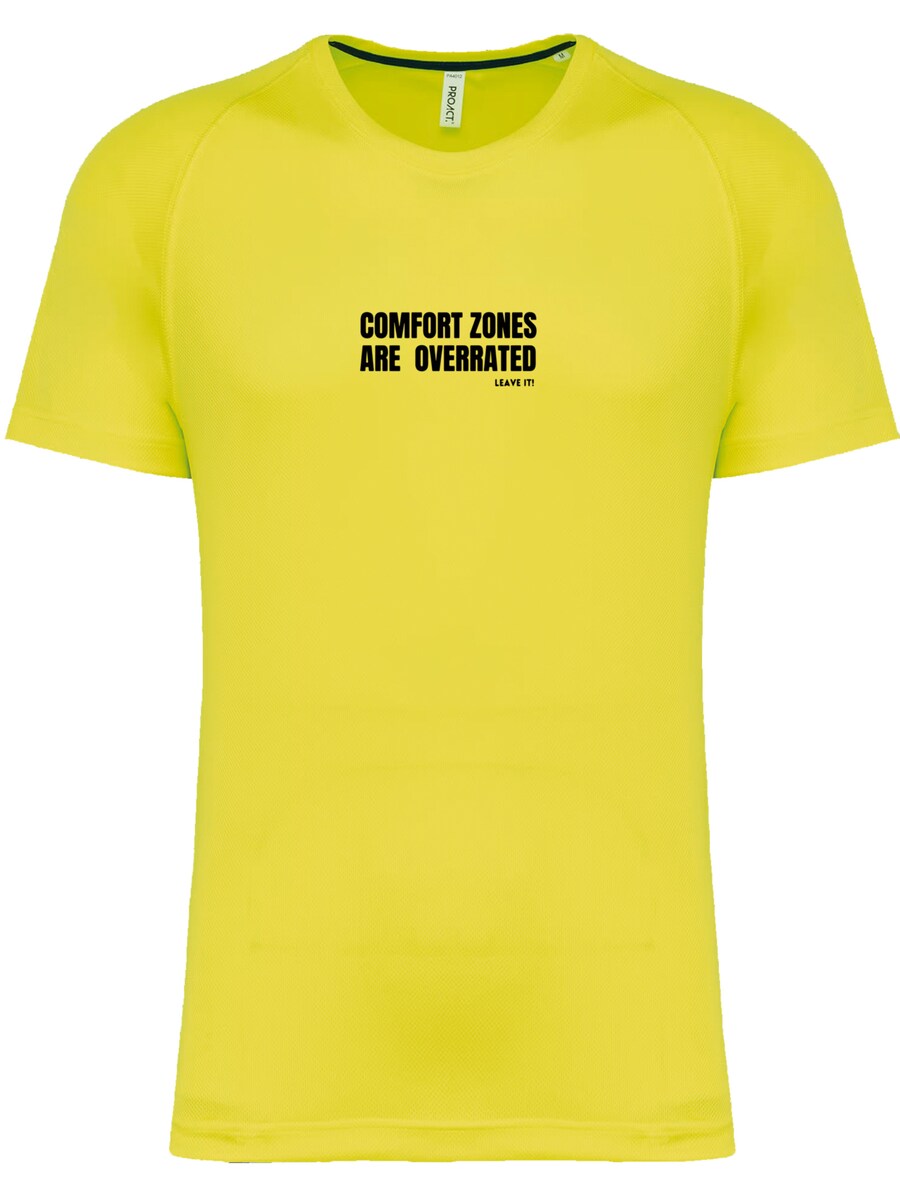 

Футболка F4NT4STIC Sports Comfort Zones Are Overrated, Yellow