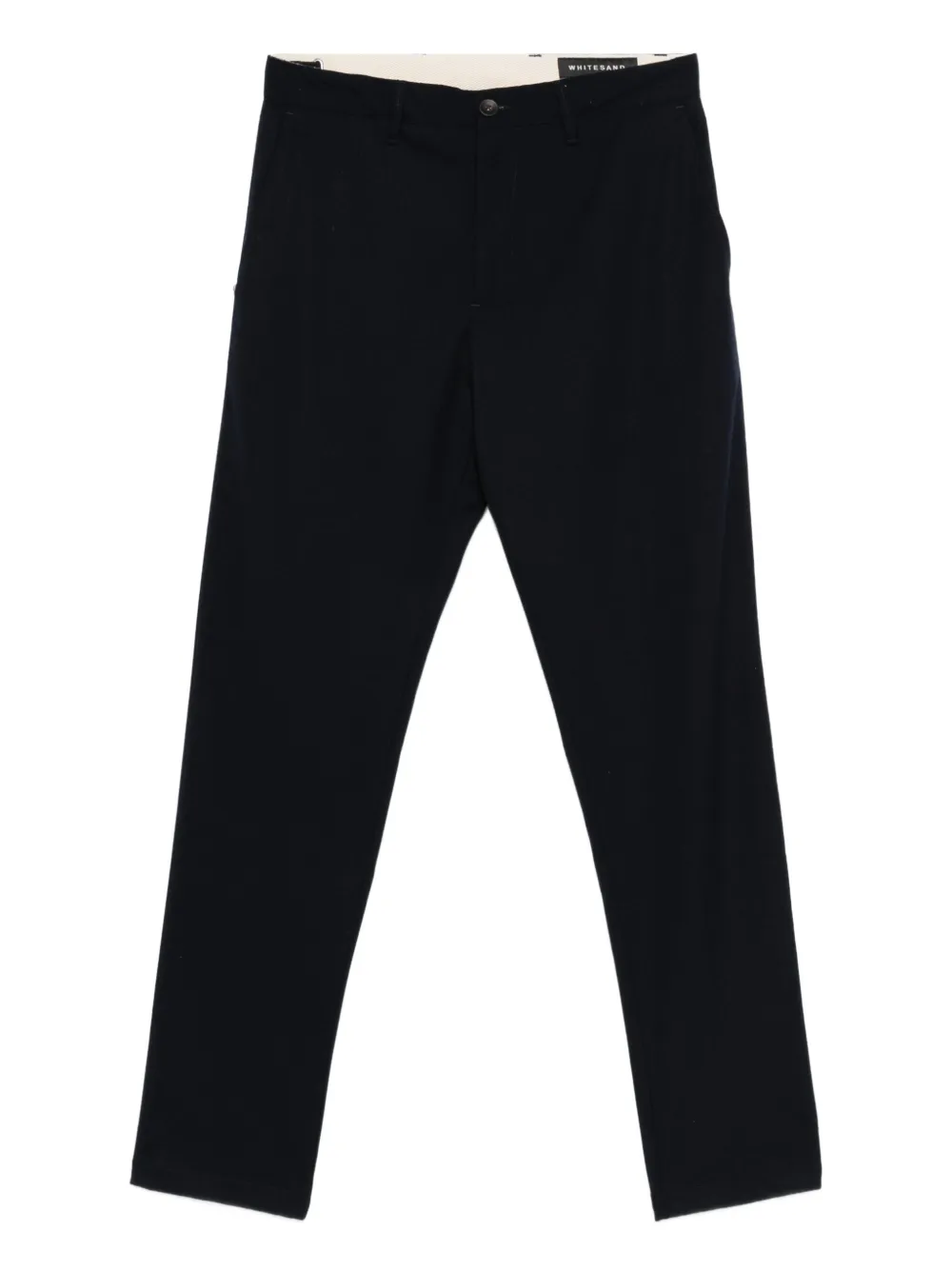 

Прямые брюки из смесового льна White Sand, синий