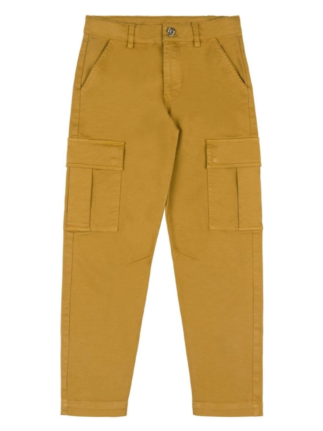 

Moschino Kids брюки карго с логотипом, коричневый