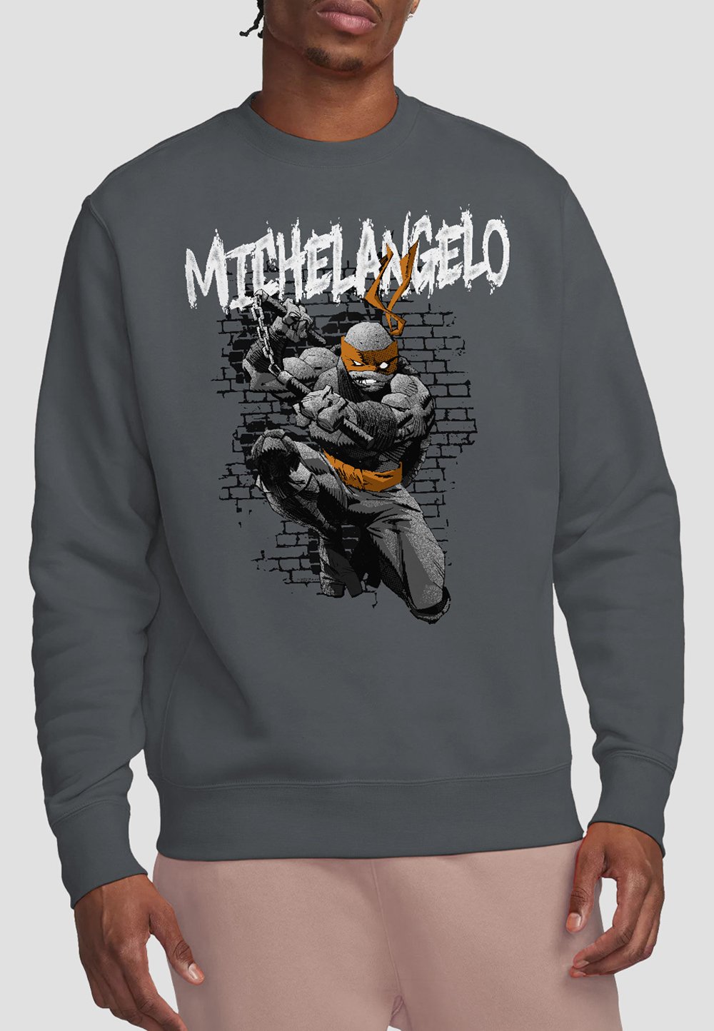 

Толстовка TEENAGE MUTANT NINJA TURTLES MICHELANGELO Cotton Soul, антрацит