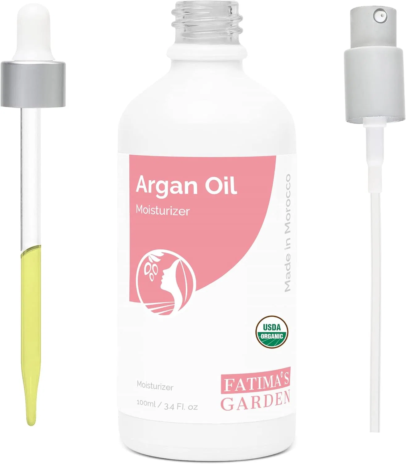 Масло для лица, волос и тела Organic Argan Oil Fatima's Garden, 100 мл