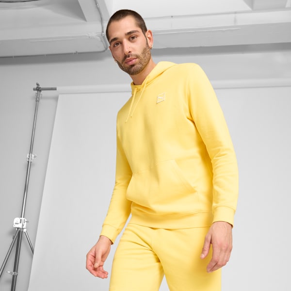 

Мужская толстовка с капюшоном Puma Elevated Essentials, желтый