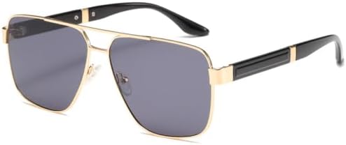 

Модные солнцезащитные очки с двойной перемычкой и металлическими линзами для женщин, стильные солнцезащитные очки для мужчин, классические качественные летние дорожные очки MTZJH, C2