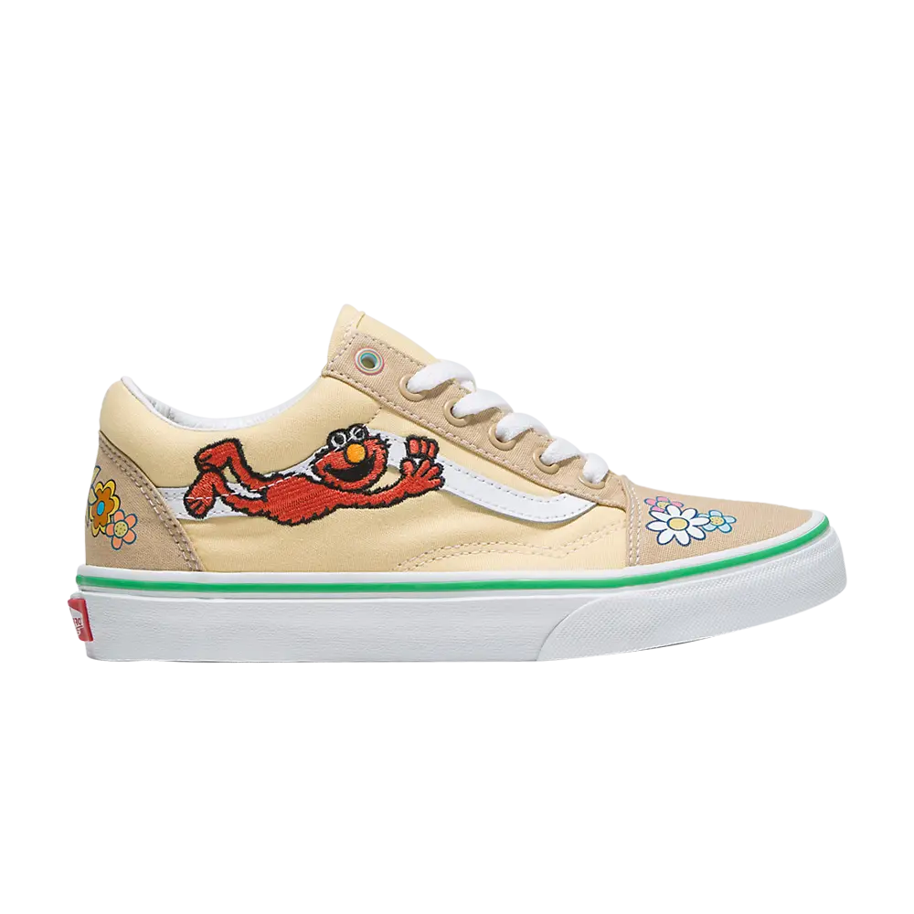 Ботинки Sesame Street x Old Skool Vans, кремовый