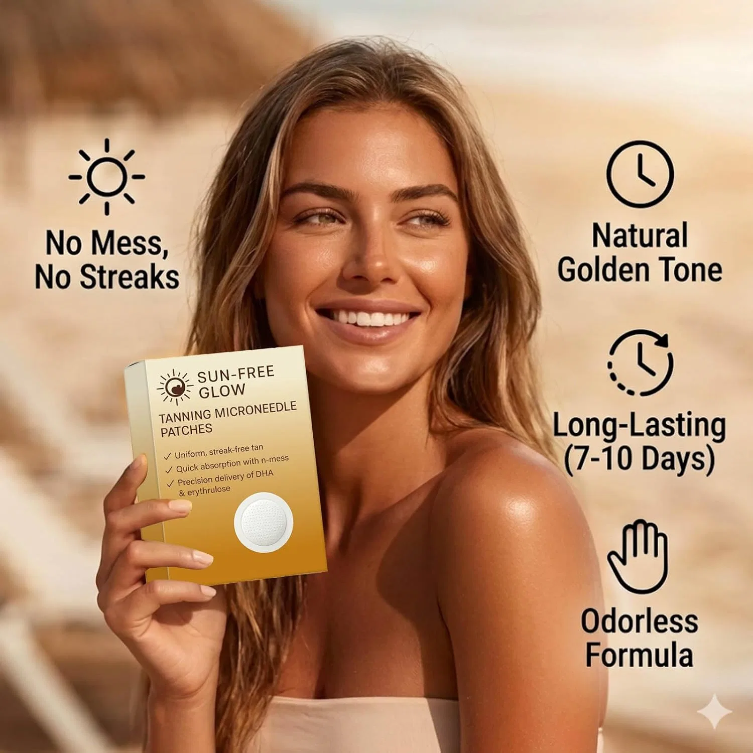 Патчи для автозагара Sun Free Glow Generic, 1Pc — фото 3