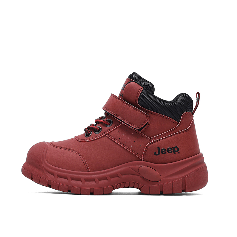 

Износостойкие высокие повседневные кроссовки для детей Angela Red Kids' Jeep, Ancora Red