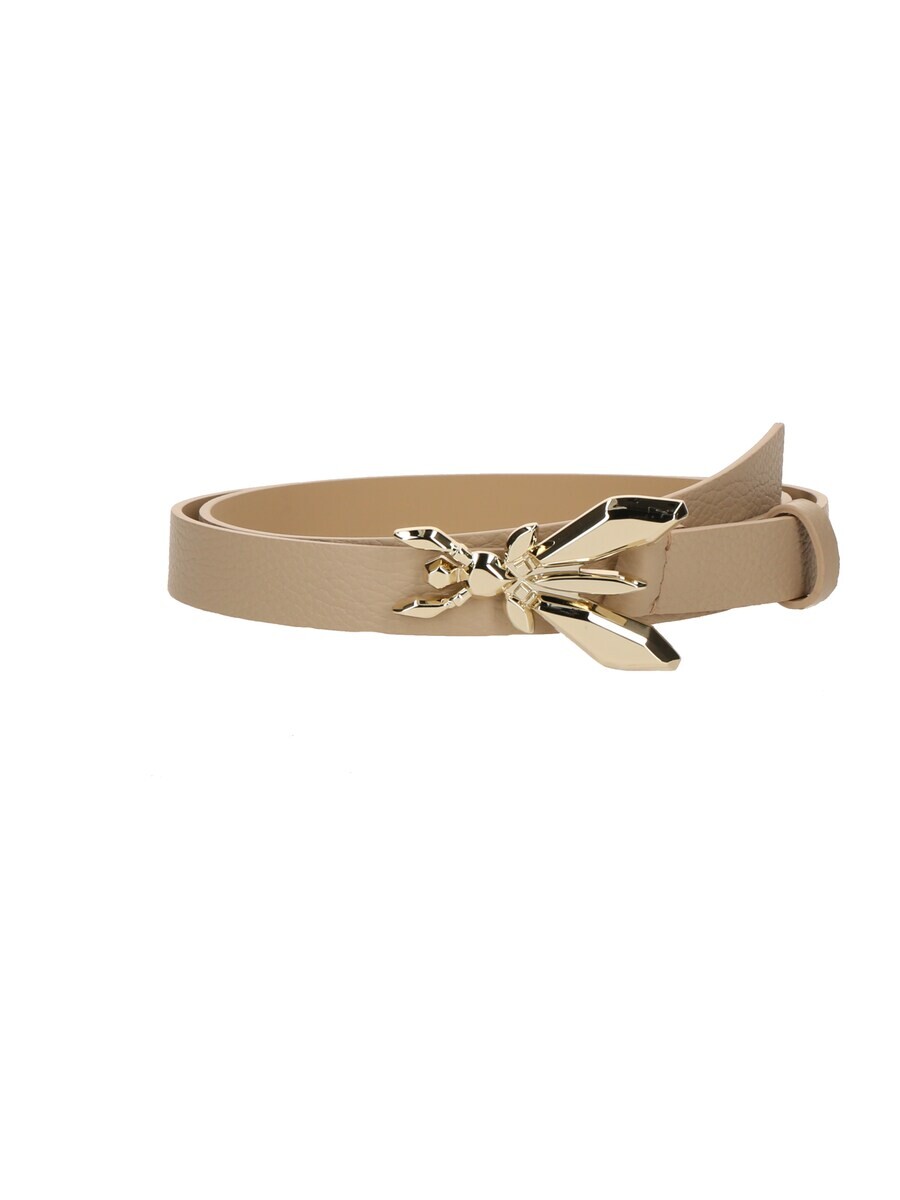 

Кожаный ремень PATRIZIA PEPE Belt, бежевый