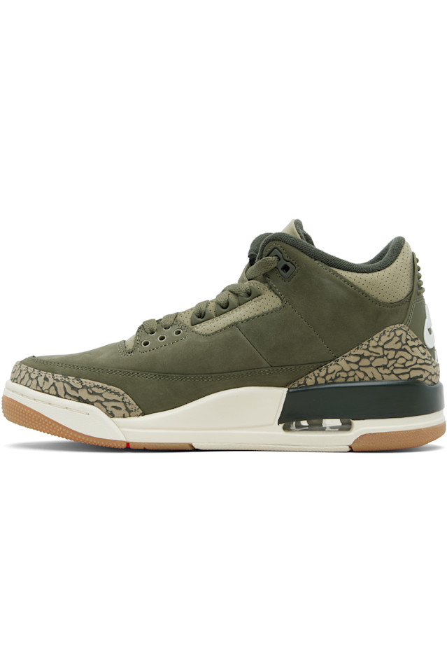 Nike Jordan Кроссовки Air Jordan 3 Retro цвета хаки — фото 3