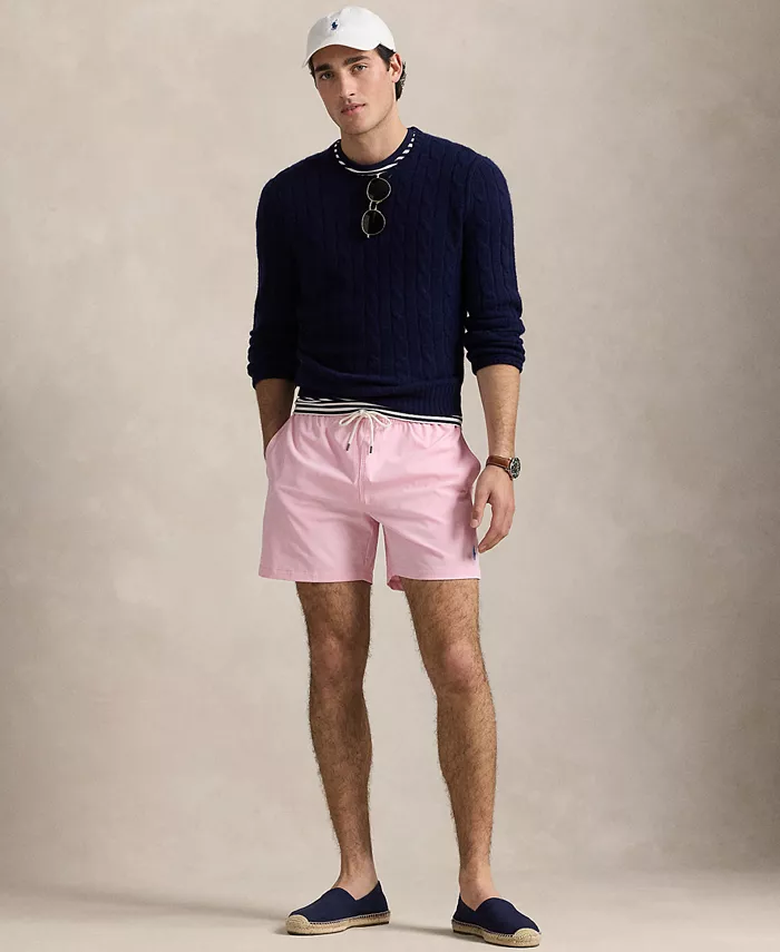 

Мужские плавки Traveler Classic длиной 14,6 см Polo Ralph Lauren, розовый