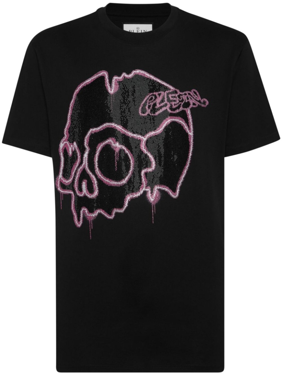 

Philipp Plein футболка с принтом Dripping Skull, черный