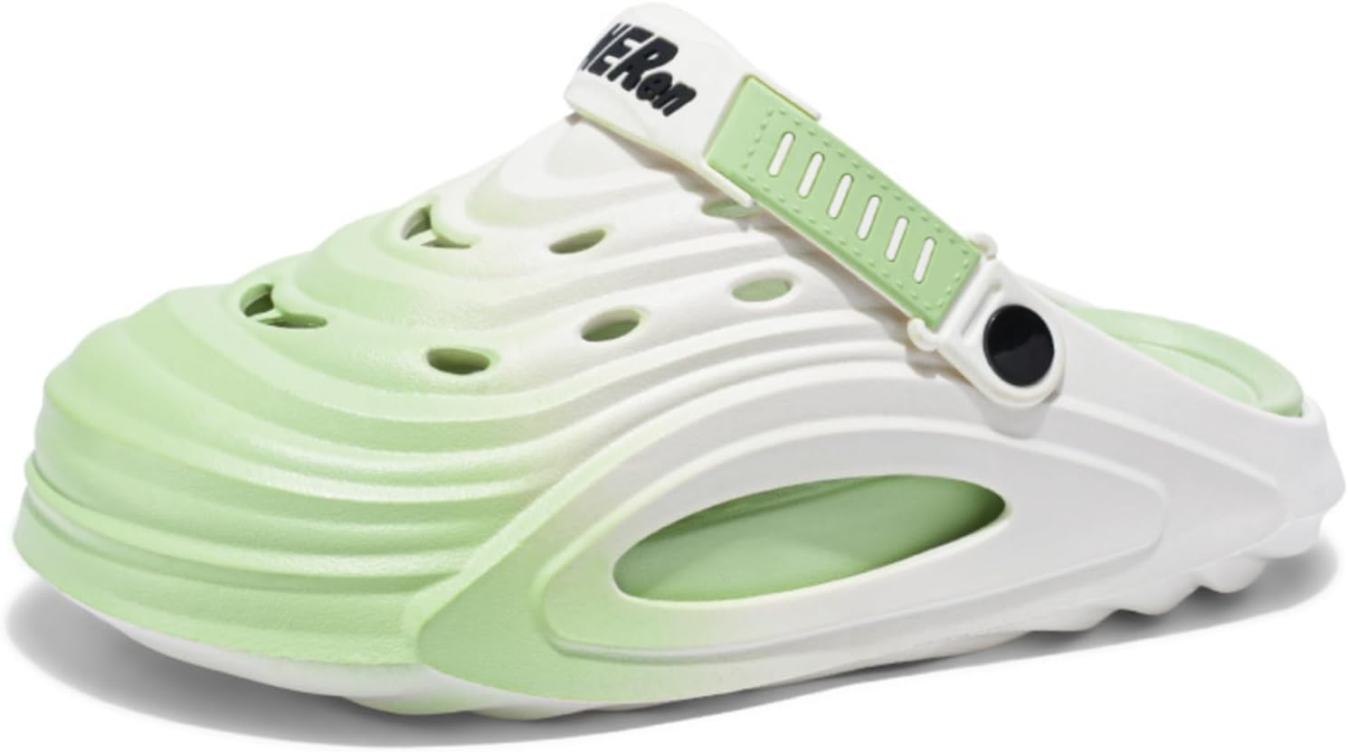 

Модные удобные сабо на платформе для мужчин, изготовленные из материала EVA, высота 4 см - увеличивающие рост, тапочки Cloud, повседневные шлепанцы, пляжная обувь, стильные сандалии, градиентный цвет Khwfjas, зеленый