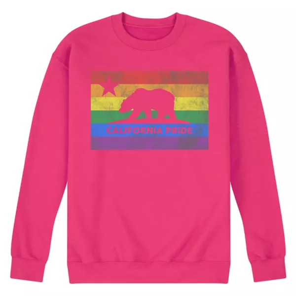 

Мужская флисовая толстовка California Pride Licensed Character, пурпурный