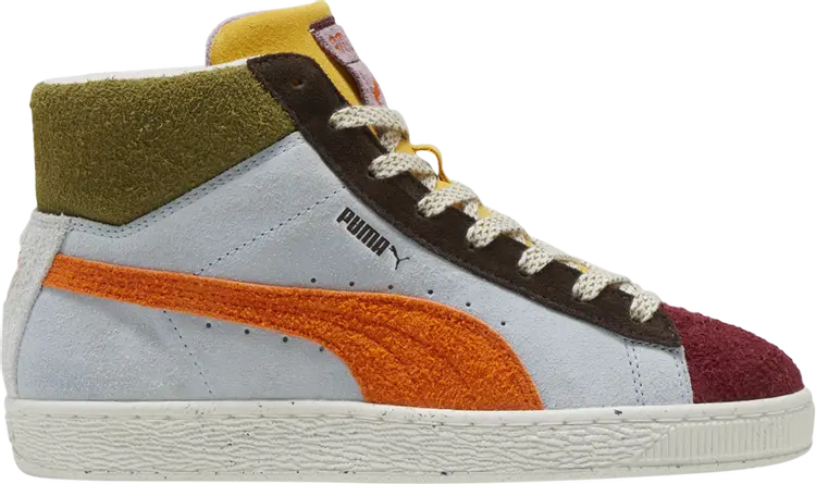 

Кроссовки lemlem x Wmns Suede Mid 'Icy Blue Cayenne Pepper', синий