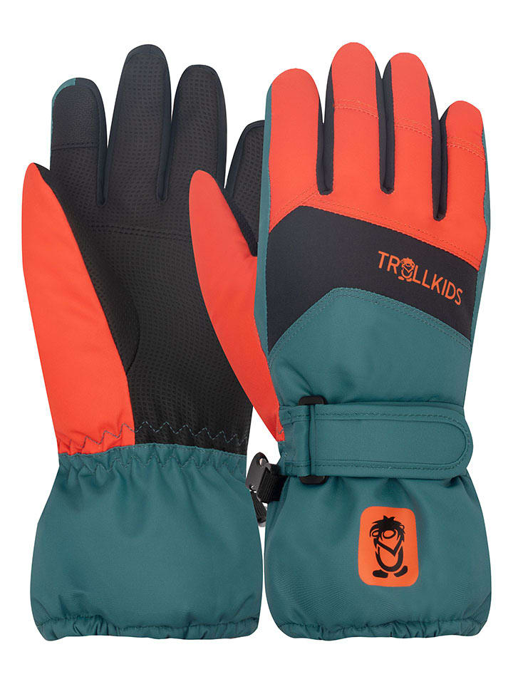 

Trollkids Функциональные перчатки "Rauland" сине-оранжевого цвета