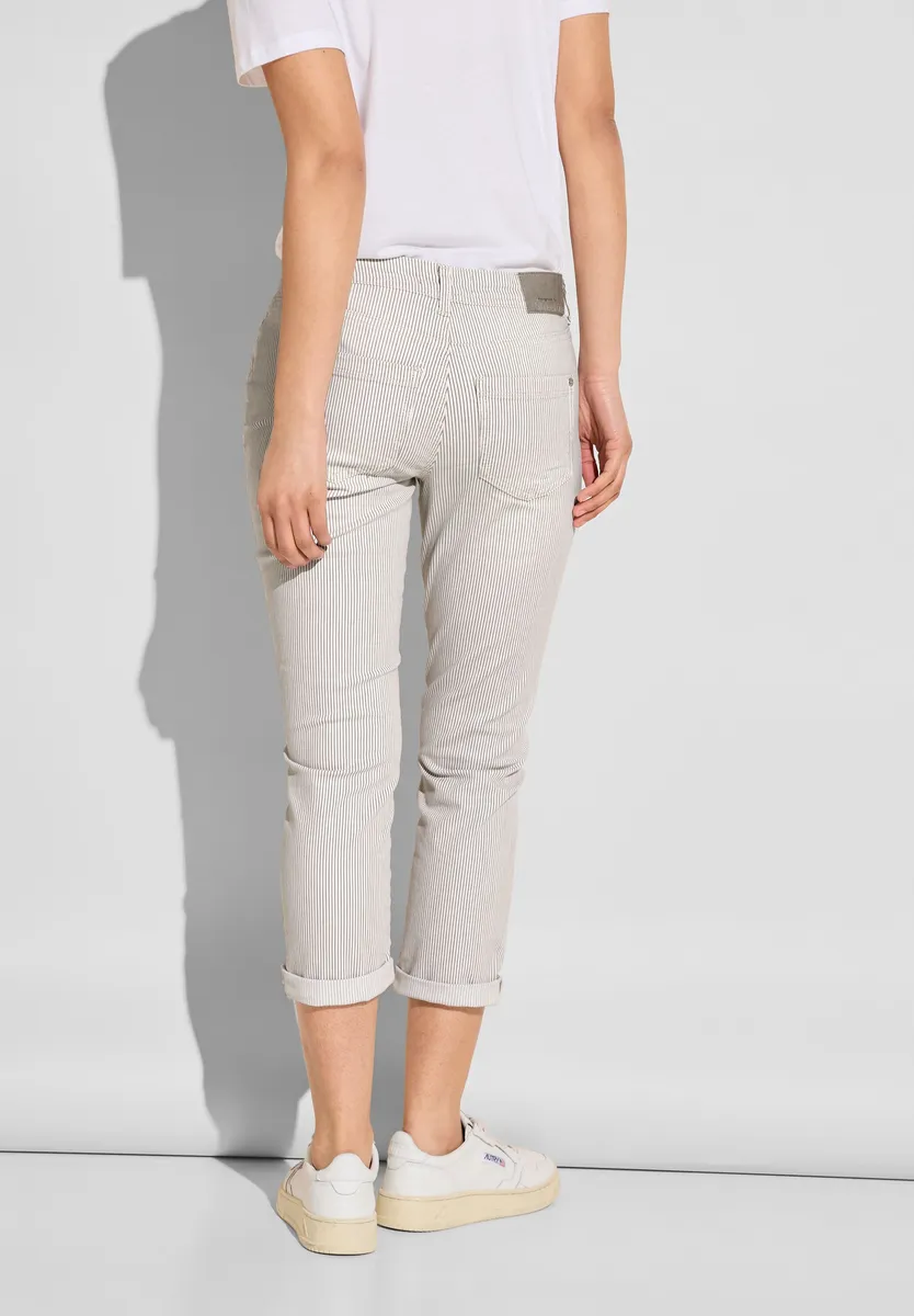 

Узкие джинсы STREET ONE, средняя талия, цвет Sand Stripe Washed