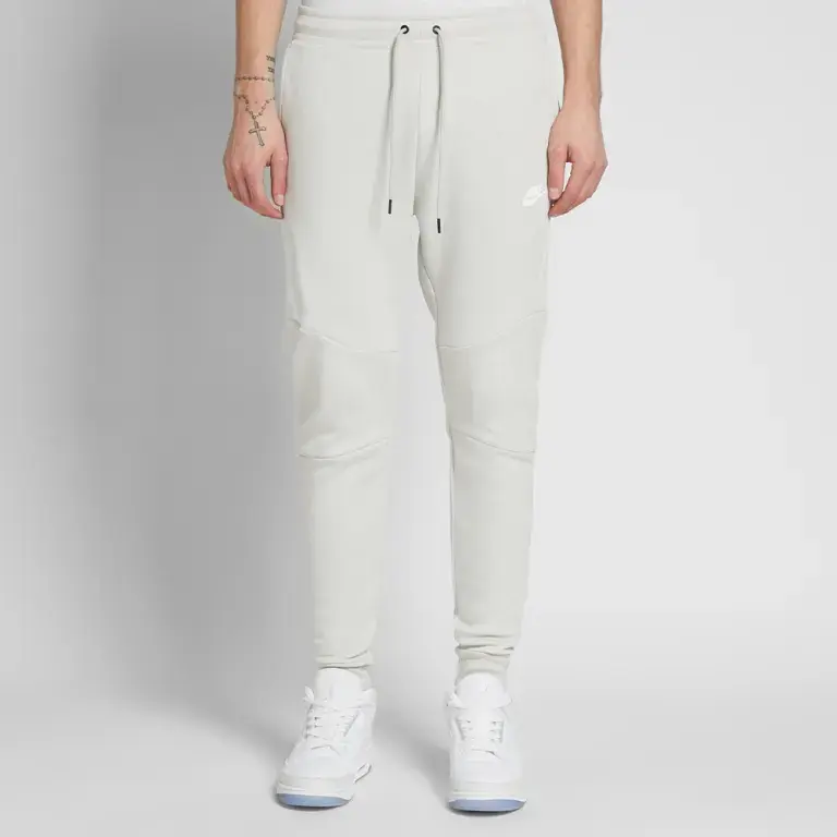 Трикотажные спортивные штаны мужские Off-white Nike, кремовый — фото 2