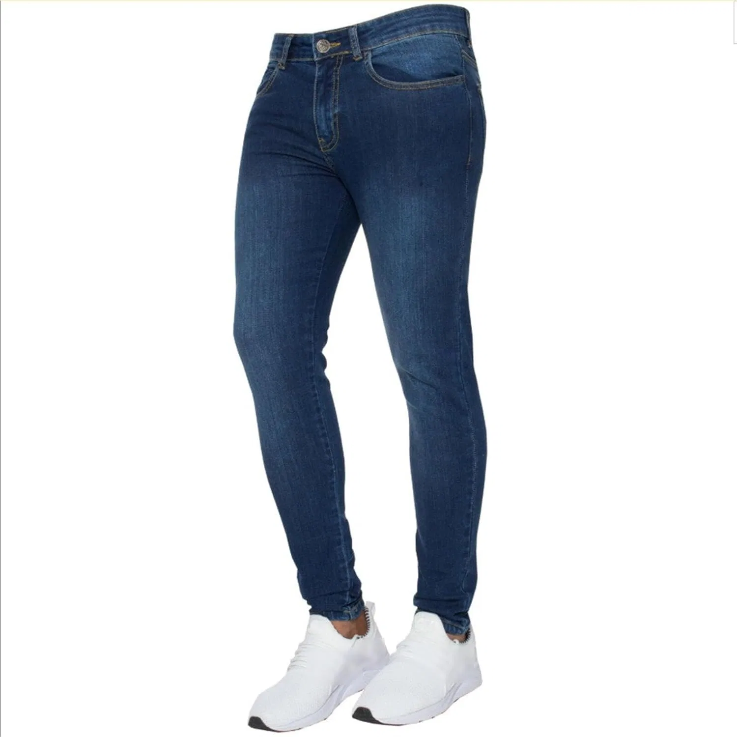 Джинсы, Regular Fit, Navy Blue — фото 4