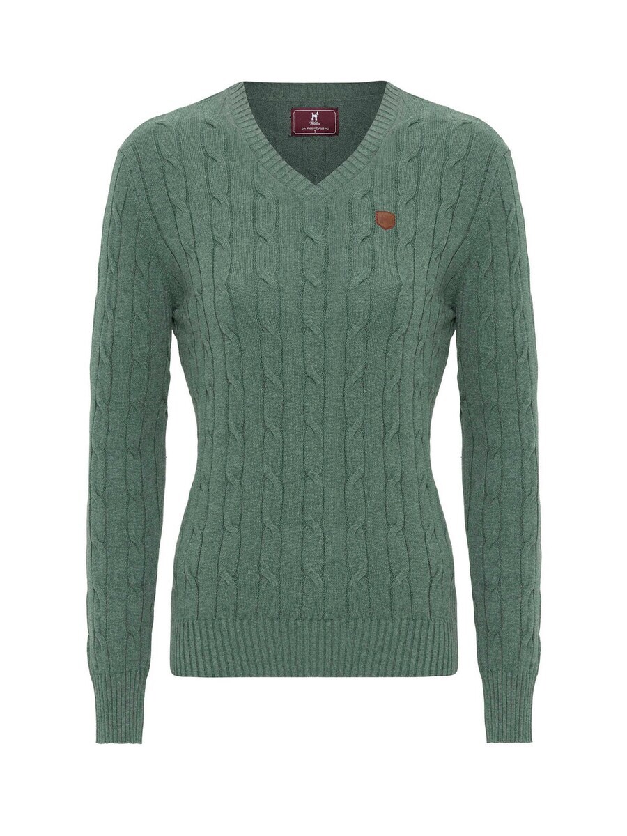 

Тонкий вязаный свитер Williot Sweater, цвет mottled green