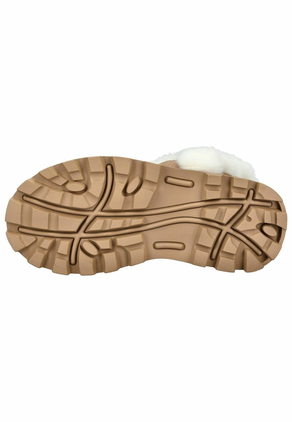 Зимние женские ботинки Steve Madden стеганые с мехом, коричневый — фото 4