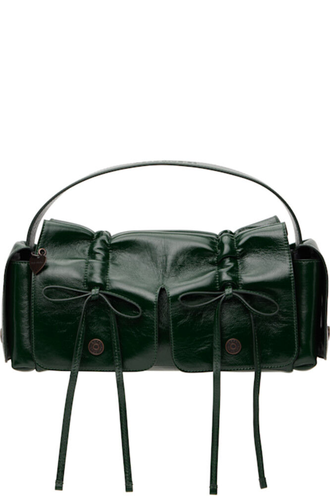 

Зеленая сумка с множеством карманов Acne Studios