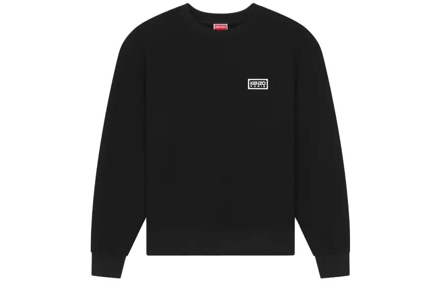 

Толстовка мужская Kenzo Logo Embroidered Crewneck, черный