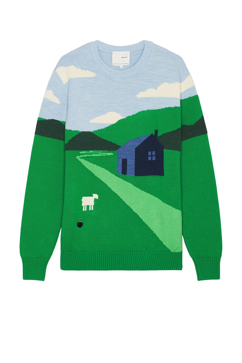 

Свитер с круглым вырезом sheepscape Sheep Inc., зеленый