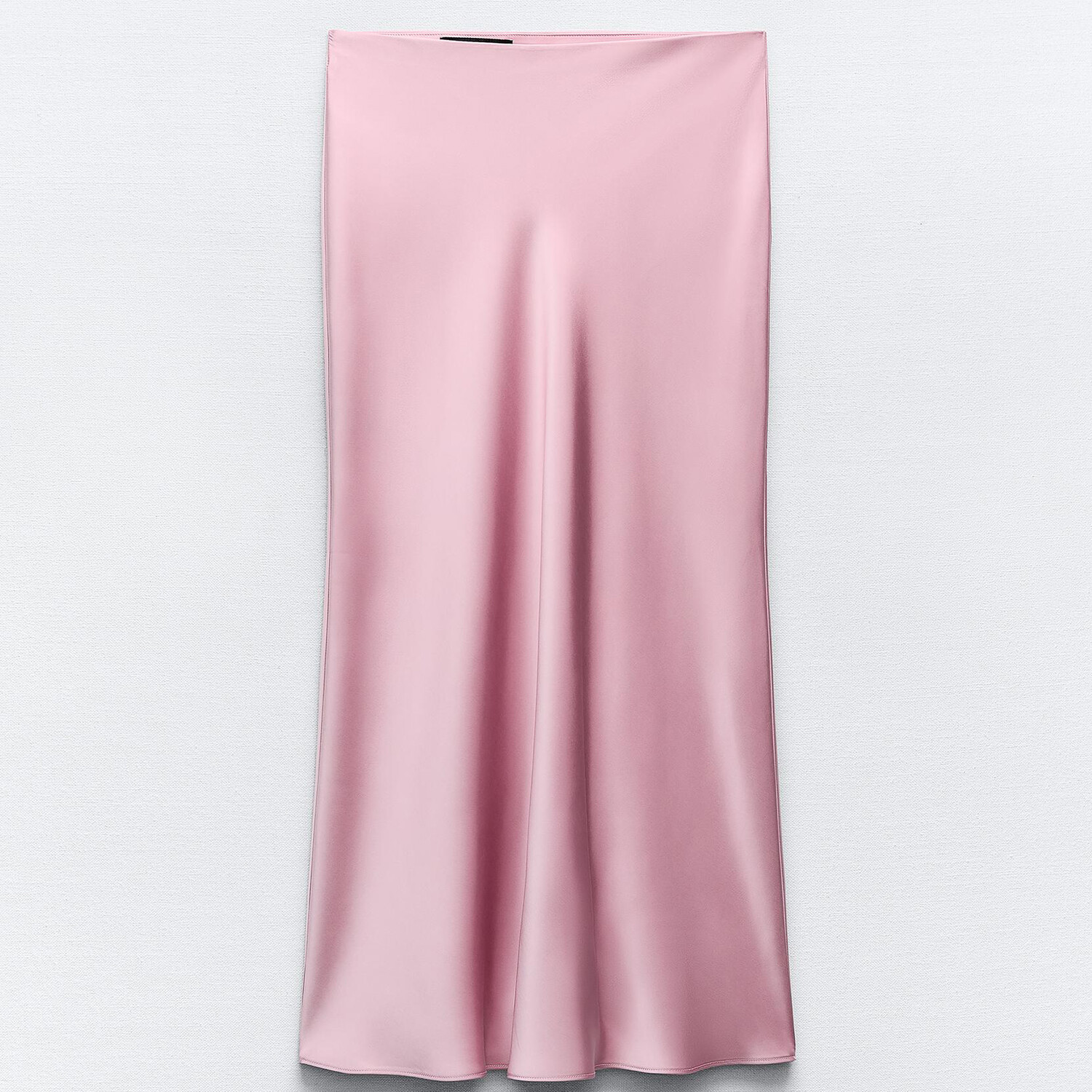 

Юбка Zara Satin Midi, розовый