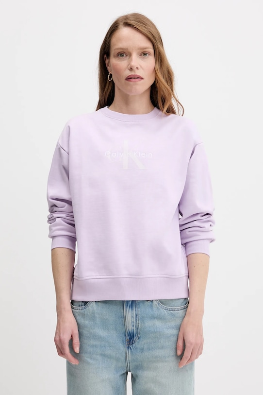 

Толстовка Calvin Klein Jeans, фиолетовый