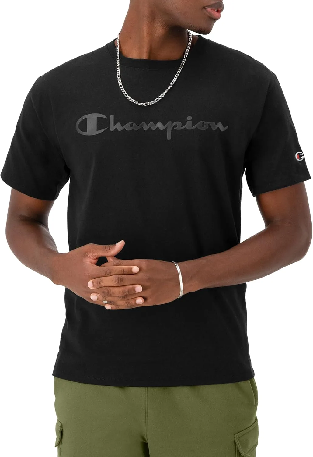 

Champion Heritage Short Sleeve Tee, мужская футболка, винтажный принт