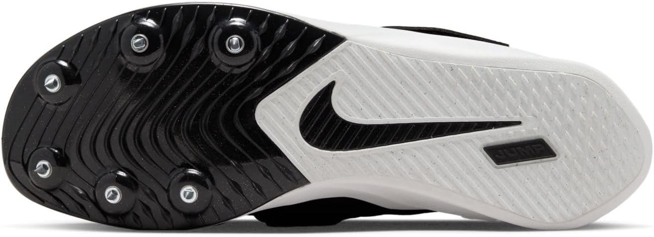 Nike Мужские бутсы Zoom Rival Jump, Black Metallic Silver Dk Smoke Grey — фото 4