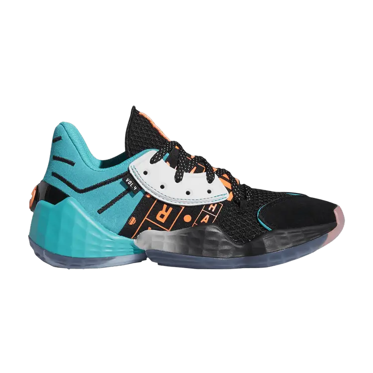 

Кроссовки adidas Harden Geek Up J 'Signal Coral', черный