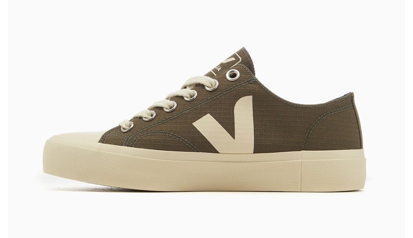 Veja Wata II Low PL1903350A кроссовки мужские Pierre Casual платформенные цвета хаки — фото 3