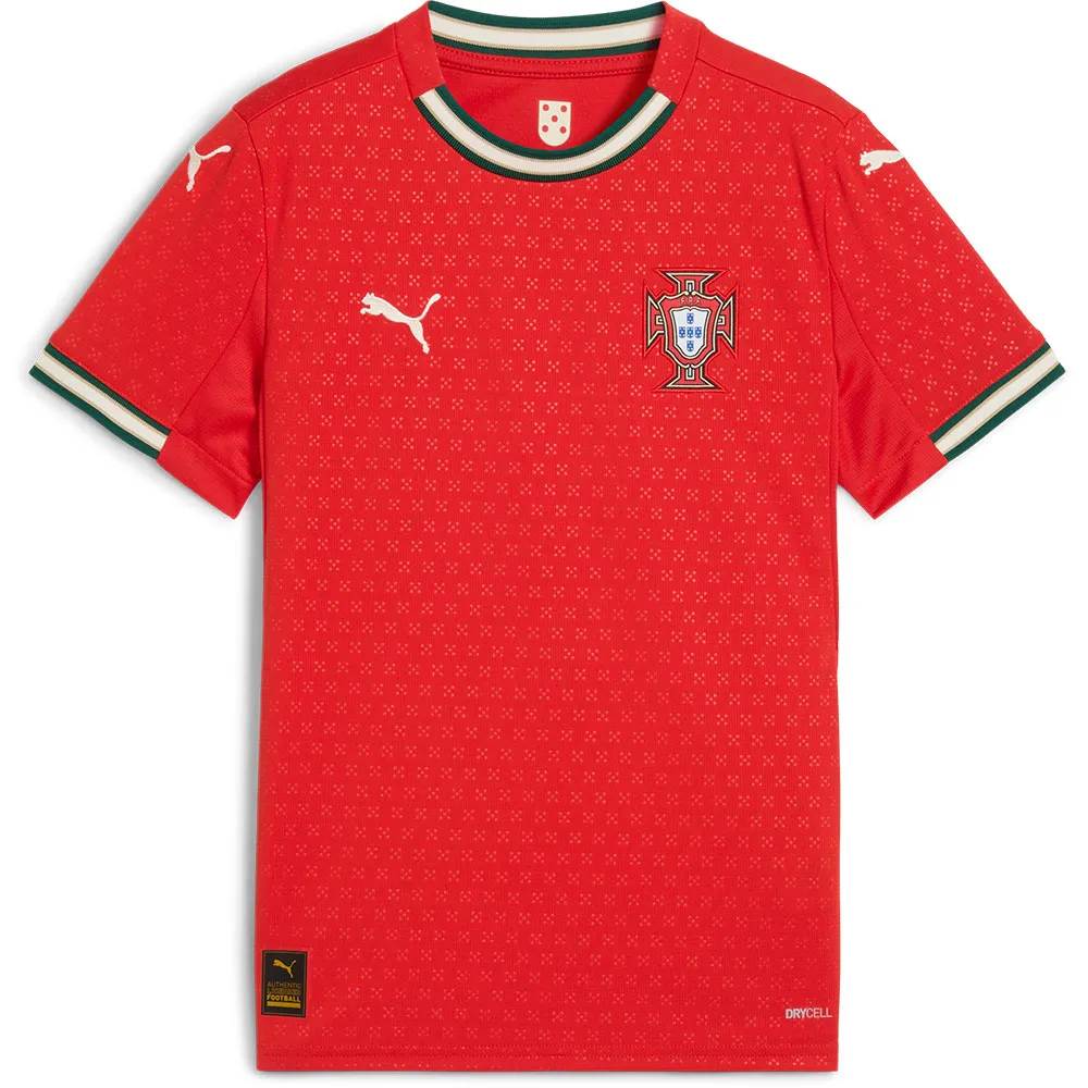 

Футболка с коротким рукавом Puma FPF Portugal Replica 2025 home junior, красный