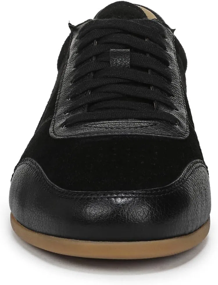 Кроссовки Vince Herren Jet Trainer, Black Leather — фото 2