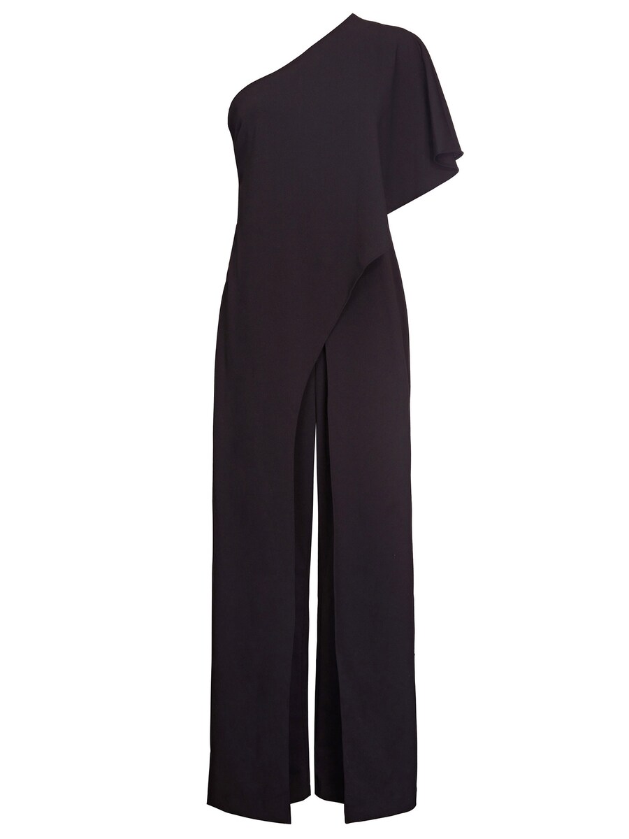 

Комбинезон Adrianna Papell One Shoulder Jumpsuit, черный