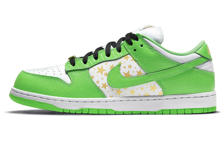 

Кроссовки Nike SB Dunk Low Supreme Stars Mean Green 2021
