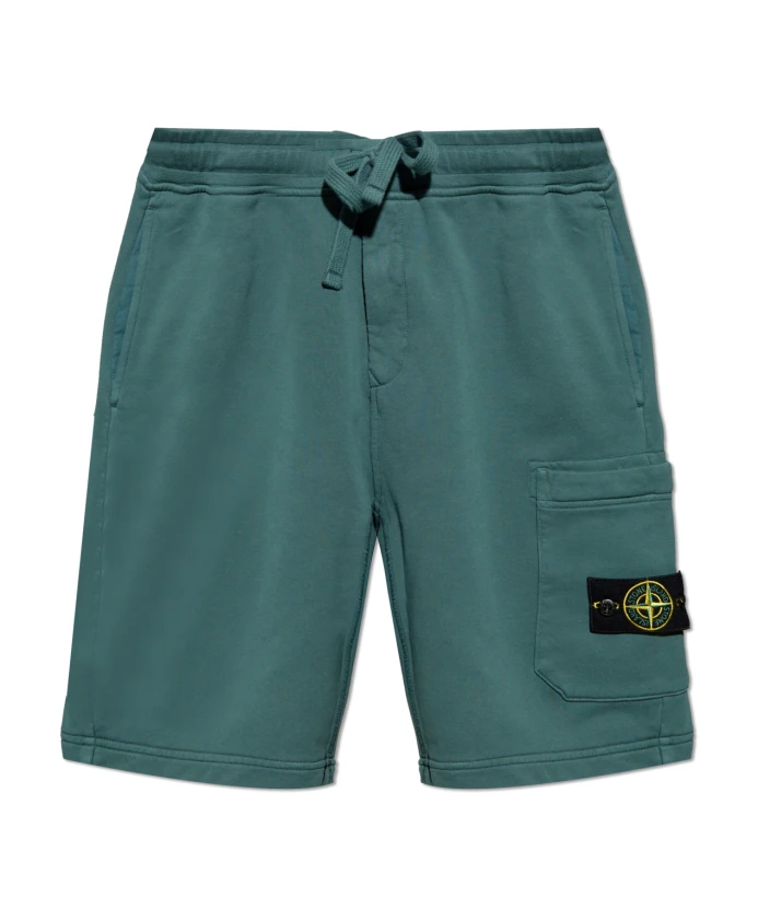 

Шорты с логотипом Stone Island, зеленый