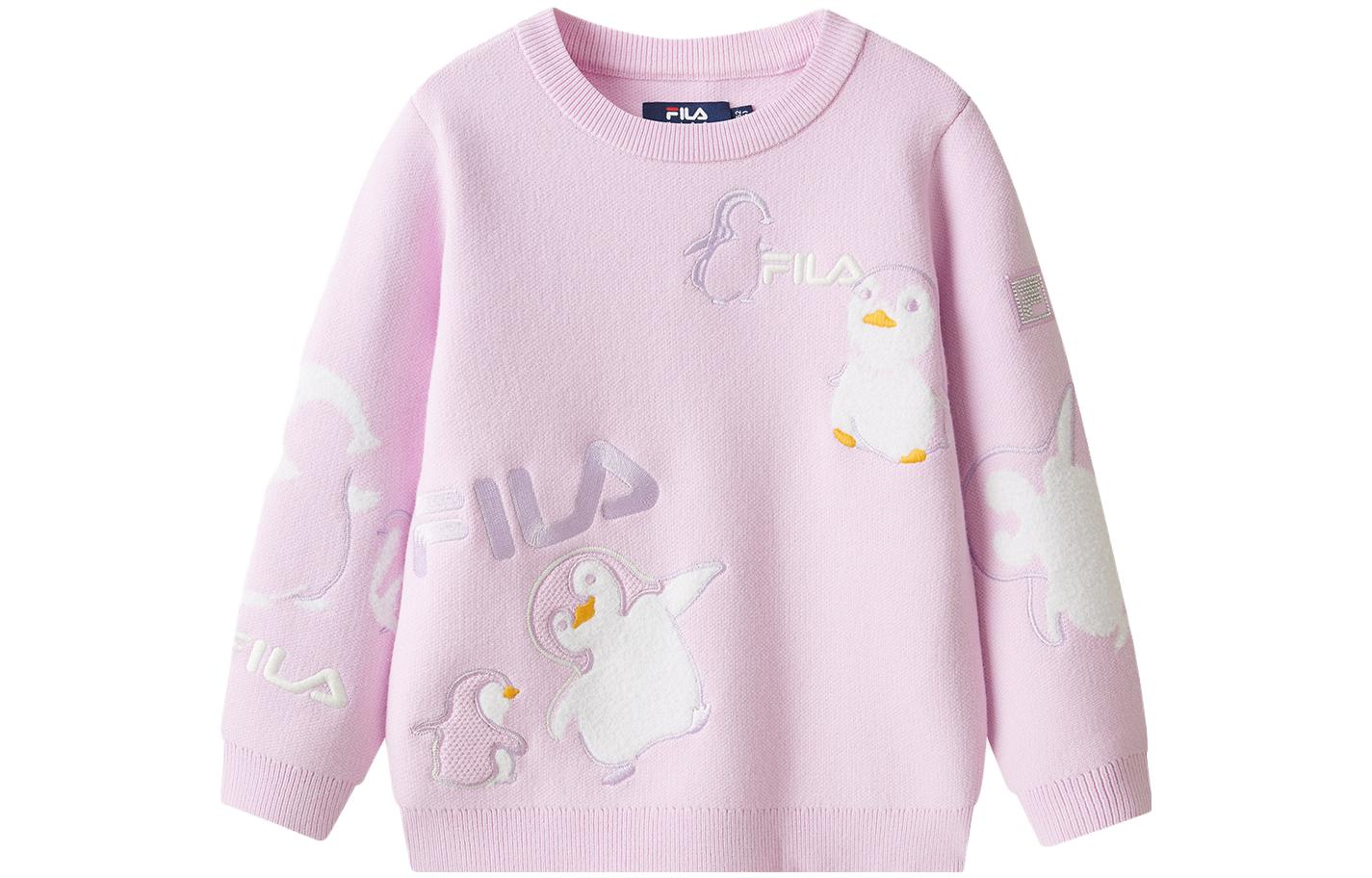 

Одежда Свитер Спокойный розовый Детский FILA KIDS, розовый