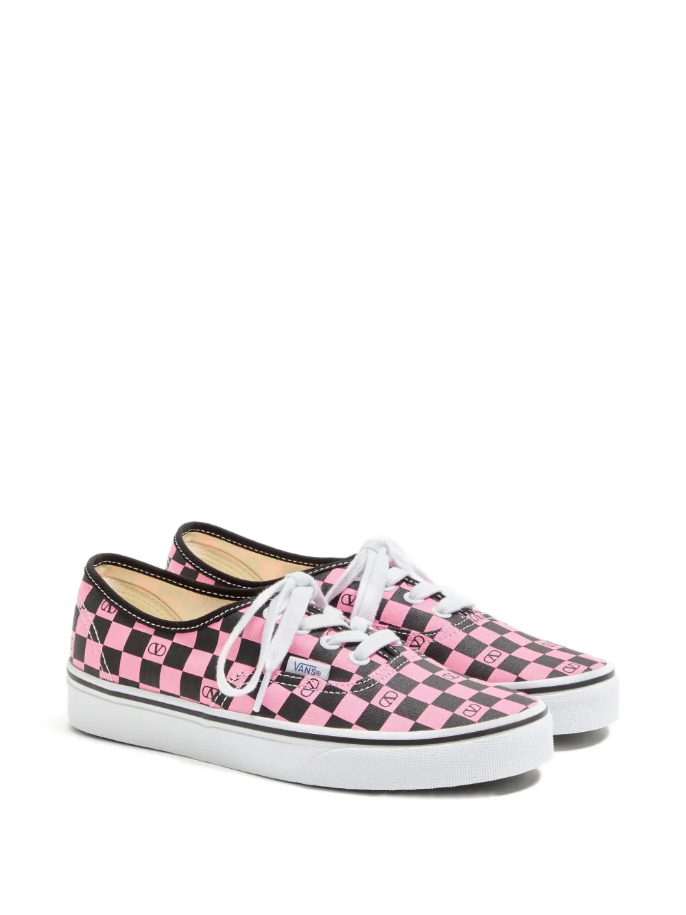 Кеды с логотипом VLogo Checkerboard из коллаборации с Vans VALENTINO GARAVANI, розовый — фото 2