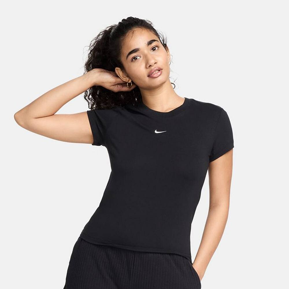 

Женская трикотажная футболка Nike Sportswear Chill Swoosh, черный