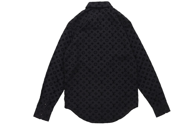 Флокированная монограмма Классическая рубашка LOUIS VUITTON, Сумка для покупок в комплекте — фото 3